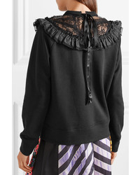 schwarzes Sweatshirt von Marc Jacobs