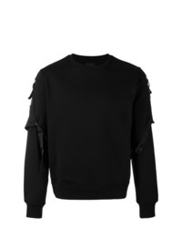 schwarzes Sweatshirt von Les Hommes