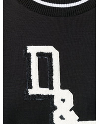 schwarzes Sweatshirt von Dolce & Gabbana