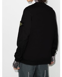 schwarzes Sweatshirt von Stone Island