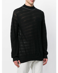 schwarzes Sweatshirt von Sacai