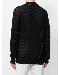 schwarzes Sweatshirt von Sacai