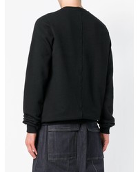 schwarzes Sweatshirt von Rick Owens DRKSHDW