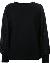 schwarzes Sweatshirt von Miharayasuhiro