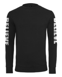 schwarzes Sweatshirt von MisterTee