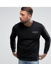 schwarzes Sweatshirt von Nicce London