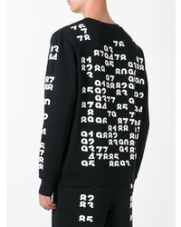 schwarzes Sweatshirt von Marcelo Burlon County of Milan