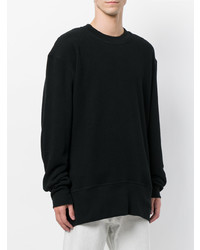 schwarzes Sweatshirt von Ann Demeulemeester Icon