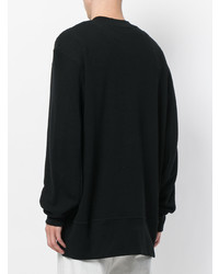 schwarzes Sweatshirt von Ann Demeulemeester Icon