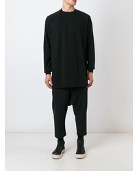 schwarzes Sweatshirt von Rick Owens DRKSHDW