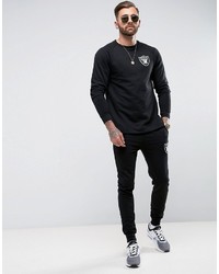 schwarzes Sweatshirt von Majestic