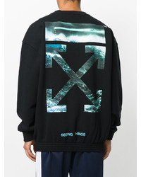 schwarzes Sweatshirt von Off-White