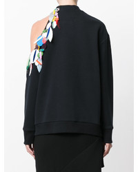 schwarzes Sweatshirt von Christopher Kane