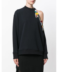 schwarzes Sweatshirt von Christopher Kane