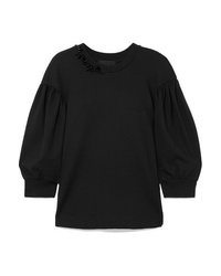 schwarzes Sweatshirt von Simone Rocha