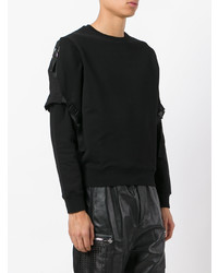 schwarzes Sweatshirt von Les Hommes