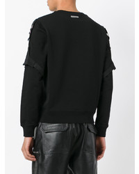 schwarzes Sweatshirt von Les Hommes