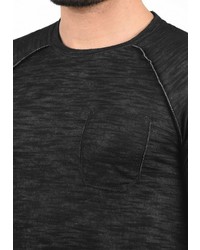 schwarzes Sweatshirt von Solid