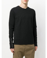 schwarzes Sweatshirt von Thom Krom