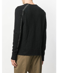 schwarzes Sweatshirt von Thom Krom