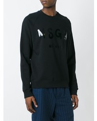 schwarzes Sweatshirt von MSGM