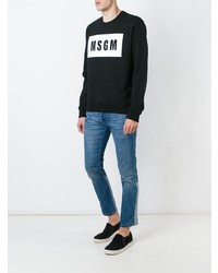 schwarzes Sweatshirt von MSGM