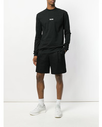 schwarzes Sweatshirt von MSGM