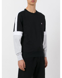 schwarzes Sweatshirt von AMI Alexandre Mattiussi