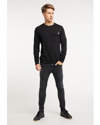 schwarzes Sweatshirt von Tuffskull