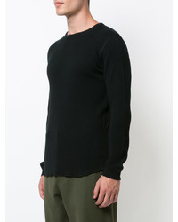 schwarzes Sweatshirt von Wings + Horns