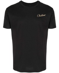 schwarzes T-Shirt mit einem Rundhalsausschnitt mit geometrischem Muster von Pendleton