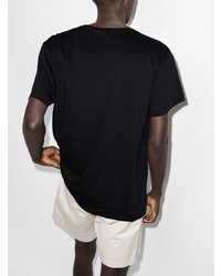 schwarzes T-Shirt mit einem Rundhalsausschnitt mit Sternenmuster von Gucci