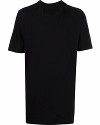 schwarzes T-Shirt mit einem Rundhalsausschnitt von 11 By Boris Bidjan Saberi