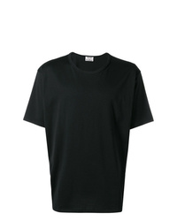 schwarzes T-Shirt mit einem Rundhalsausschnitt von Acne Studios