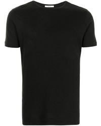 schwarzes T-Shirt mit einem Rundhalsausschnitt von Adam Lippes