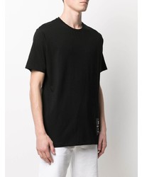 schwarzes T-Shirt mit einem Rundhalsausschnitt von Karl Lagerfeld