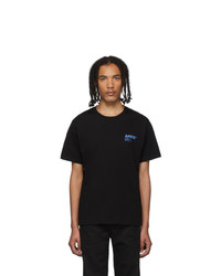 schwarzes T-Shirt mit einem Rundhalsausschnitt von AFFIX