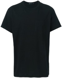schwarzes T-Shirt mit einem Rundhalsausschnitt von Alexander Wang