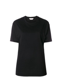 schwarzes T-Shirt mit einem Rundhalsausschnitt von Alyx