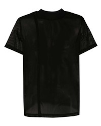 schwarzes T-Shirt mit einem Rundhalsausschnitt von Andersson Bell