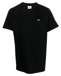 schwarzes T-Shirt mit einem Rundhalsausschnitt von ARTE