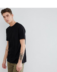 schwarzes T-Shirt mit einem Rundhalsausschnitt von ASOS DESIGN