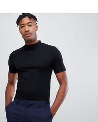 schwarzes T-Shirt mit einem Rundhalsausschnitt von ASOS DESIGN