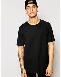 schwarzes T-Shirt mit einem Rundhalsausschnitt von Asos