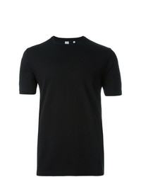 schwarzes T-Shirt mit einem Rundhalsausschnitt von Aspesi