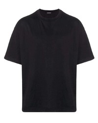 schwarzes T-Shirt mit einem Rundhalsausschnitt von Balenciaga