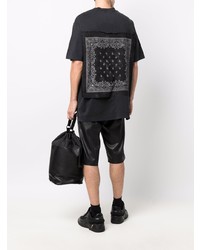 schwarzes T-Shirt mit einem Rundhalsausschnitt von Givenchy