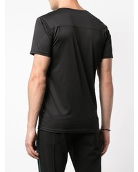 schwarzes T-Shirt mit einem Rundhalsausschnitt von Onia