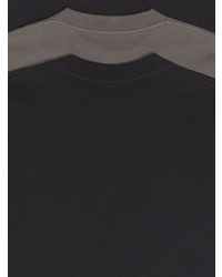 schwarzes T-Shirt mit einem Rundhalsausschnitt von Balenciaga