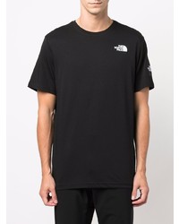 schwarzes T-Shirt mit einem Rundhalsausschnitt von The North Face